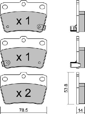 AISIN BPTO-2901 - Fren Balata Seti, Diskli Fren parcadolu.com