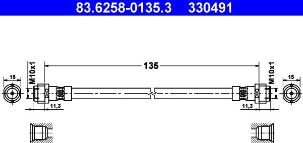 ATE 83.6258-0135.3 - Fren Hortumu parcadolu.com