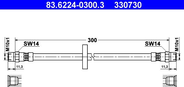 ATE 83.6224-0300.3 - Fren Hortumu parcadolu.com