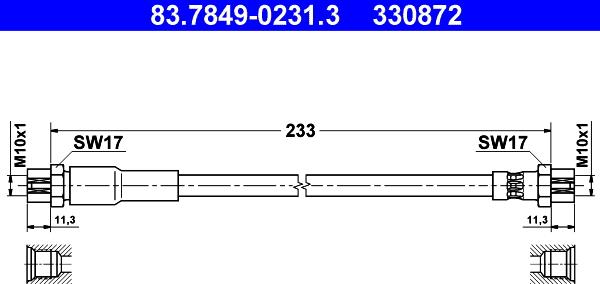 ATE 83.7849-0231.3 - Fren Hortumu parcadolu.com