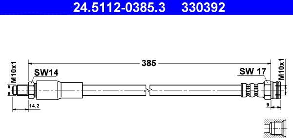 ATE 24.5112-0385.3 - Fren Hortumu parcadolu.com