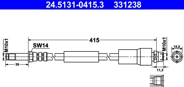 ATE 24.5131-0415.3 - Fren Hortumu parcadolu.com