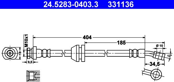 ATE 24.5283-0403.3 - Fren Hortumu parcadolu.com