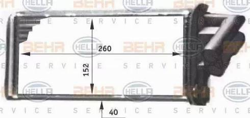 BEHR HELLA Service 8FH 351 311-711 - Kalorifer Radyatörü parcadolu.com