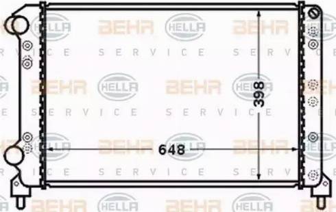 BEHR HELLA Service 8MK 376 767-691 - Motor Su Radyatörü parcadolu.com