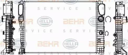 BEHR HELLA Service 8MK 376 700-594 - Motor Su Radyatörü parcadolu.com
