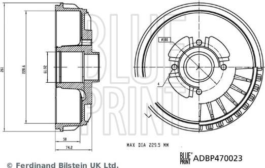 Blue Print ADBP470023 - Fren Kampanası parcadolu.com