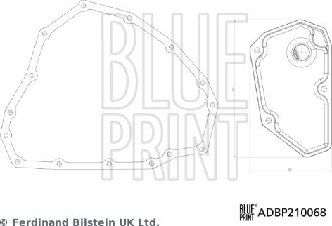Blue Print ADBP210068 - Şanzıman Filtresi, Otomatik Şanzıman parcadolu.com