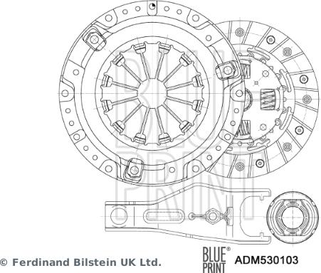 Blue Print ADM530103 - Debriyaj Seti parcadolu.com