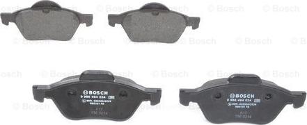 BOSCH 0 986 494 034 - ON FREN BALATASI LAGUNA II 1.6 16V 1.8 16V 1.9 3.0 V6 MEGANE II 05- 1.6 16V 1.5 2.0 1.9 parcadolu.com