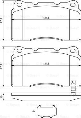 BOSCH 0 986 494 395 - Disk Balata parcadolu.com