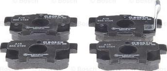 BOSCH 0 986 494 358 - FREN BALATASI ARKA HONDA CIVIC 2001-- CRV 2001-2007 ACCORD 1998-2008 FRV 04-- parcadolu.com