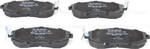 BOSCH 0 986 494 761 - BALATA FREN ON -  SUBARU   FORESTER 2008-- - IMPREZA 2008-- - XV 2012--  parcadolu.com