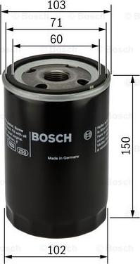 BOSCH 0 986 452 063 - Yağ filtresi parcadolu.com