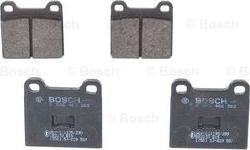 BOSCH 0 986 466 302 - FREN BALATASI ARKA MERCEDES W115-W116-W123-W126 parcadolu.com