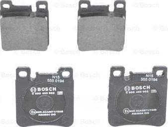 BOSCH 0 986 460 965 - Fren Balata Seti, Diskli Fren parcadolu.com