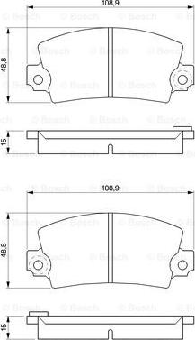 BOSCH 0 986 463 473 - Fren Balata Seti, Diskli Fren parcadolu.com