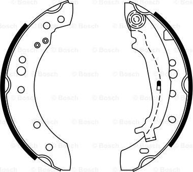 BOSCH 0 986 487 746 - BALATA FREN PABUC ARKA-MITSUBISHI  COLT 2004-2010  parcadolu.com