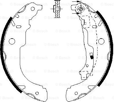 BOSCH 0 986 487 721 - ARKA FREN BALATASI PABUC P207 C3 III DS3 1.4 - 1.4 16V - 1.4HDI 02 - 06> 22840 parcadolu.com