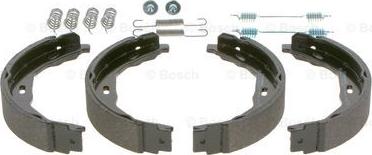 BOSCH 0 986 487 723 - FREN BALATASI ARKA PARK FRENI PABUCU W204 07>14 S204 07>14 C204 11> A207 11>16 parcadolu.com