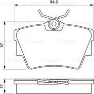 BOSCH 0 986 424 662 - Fren Balata Seti, Diskli Fren parcadolu.com