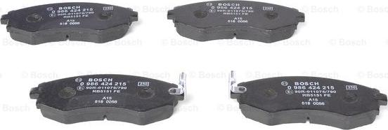 BOSCH 0 986 424 215 - DISK BALATA - ON  - [137×54.3X17 MM ] - IKAZ KABLOLU HYUNDAI parcadolu.com