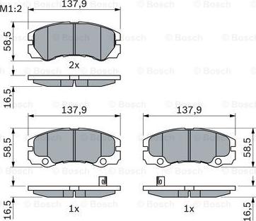 BOSCH 0 986 424 760 - FREN BALATASI OPEL parcadolu.com