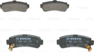 BOSCH 0 986 424 734 - Fren Balata Seti, Diskli Fren parcadolu.com