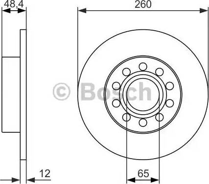 BOSCH 0 986 479 952 - Fren Diski parcadolu.com