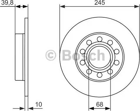 BOSCH 0 986 479 925 - Fren Diski parcadolu.com