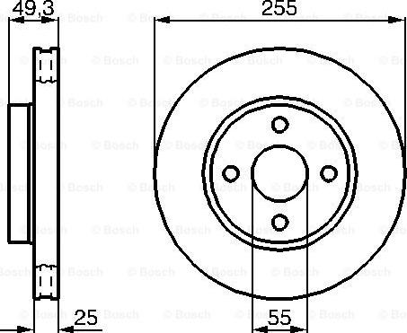 BOSCH 0 986 479 084 - FREN AYNASI ON parcadolu.com