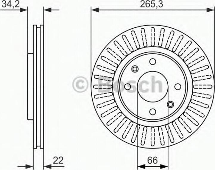 BOSCH 0 986 479 890 - Fren Diski parcadolu.com