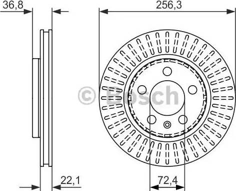 BOSCH 0 986 479 871 - Fren Diski parcadolu.com