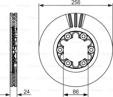 BOSCH 0 986 479 712 - Fren Diski parcadolu.com