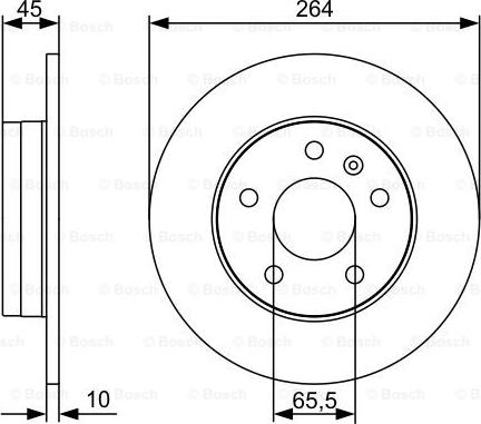 BOSCH 0 986 479 C66 - Fren Diski parcadolu.com