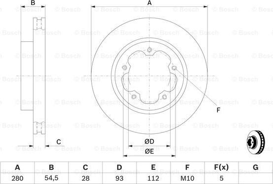 BOSCH 0 986 479 C09 - Fren Diski parcadolu.com