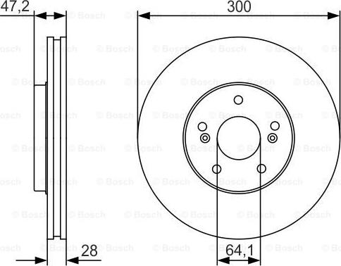 BOSCH 0 986 479 R47 - Fren Diski parcadolu.com