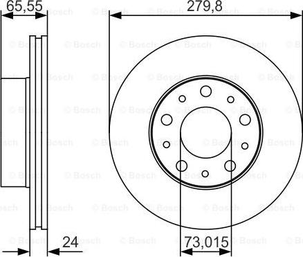 BOSCH 0 986 479 S70 - ON FREN DISK AYNASI BOXER JUMPER DUCATO TUM MODELLER 97 13 1000 1400KG 14Q 15 JANT HAVA SOGUTMALI CAP.280 KALINLIK. 16 parcadolu.com