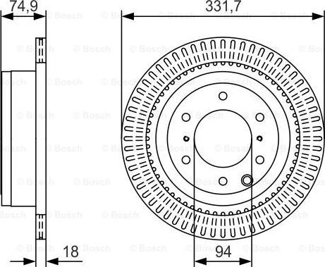 BOSCH 0 986 479 T90 - Fren Diski parcadolu.com