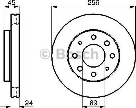 BOSCH 0 986 478 654 - Fren Diski parcadolu.com