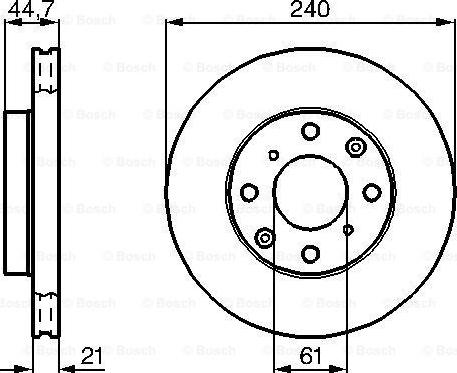 BOSCH 0 986 478 115 - Fren Diski parcadolu.com