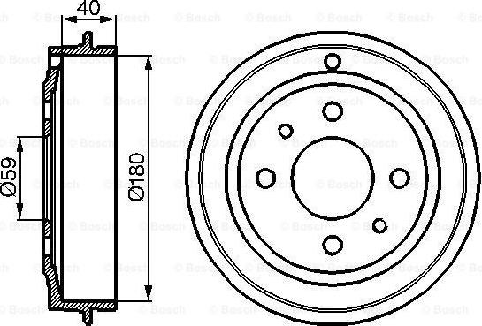 BOSCH 0 986 477 083 - ARKA FREN KAMPANA FORD KA 08 DEDRA 835_ 1.6 LE Ca parcadolu.com