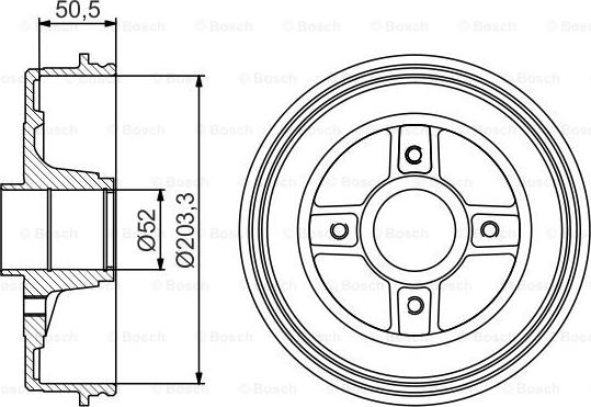 BOSCH 0 986 477 308 - Pabuç Balata ve Fren Kampanasi parcadolu.com