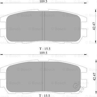 BOSCH 0 986 505 367 - Fren Balata Seti, Diskli Fren parcadolu.com