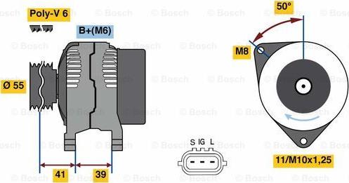 BOSCH 0 986 049 490 - Alternatör parcadolu.com