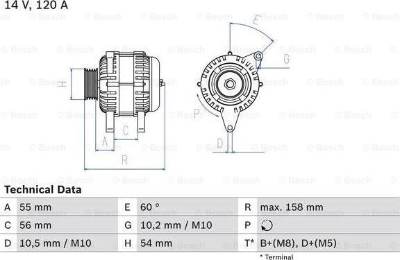 BOSCH 0 986 044 410 - Alternatör parcadolu.com