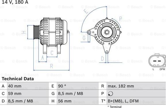 BOSCH 0 986 045 340 - Alternatör parcadolu.com