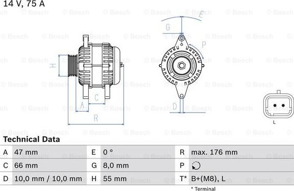 BOSCH 0 986 042 191 - Alternatör parcadolu.com