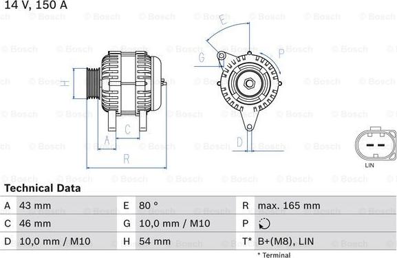 BOSCH 0 986 047 960 - Alternatör parcadolu.com