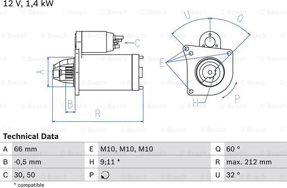 BOSCH 0 986 016 570 - Marş Dinamosu parcadolu.com